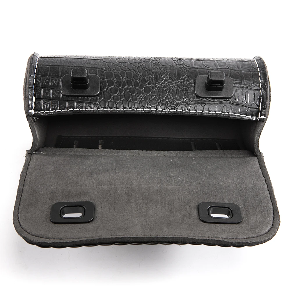 Универсальная мотоциклетная сумка из искусственной кожи для вилки, седла, руля и задней подножки для хранения инструментов для Honda Kawasaki Suzuki Yamaha.