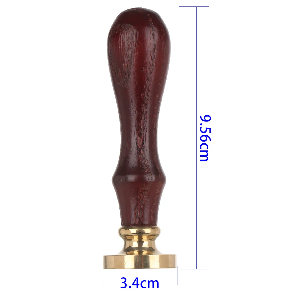 

1PC Retro Paint Seal On The Birthday Card DIY Envelope Stamps Rose Crown Printng Classic Wedding Invitations Wax Seal Stamp