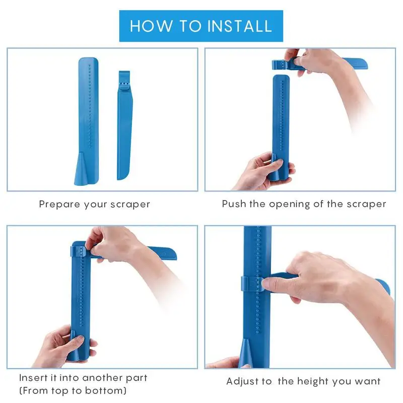 Скребок для торта гладкие регулируемые шпатели мастики края гладкий крем