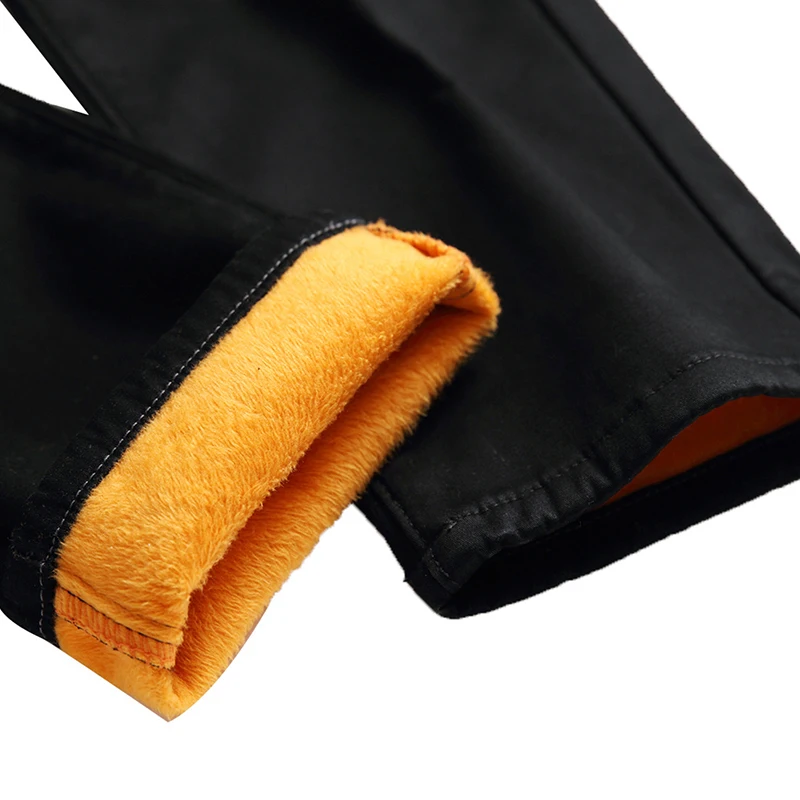 Джинсы gerшри мужские зимние композитные с бархатной подкладкой прямые