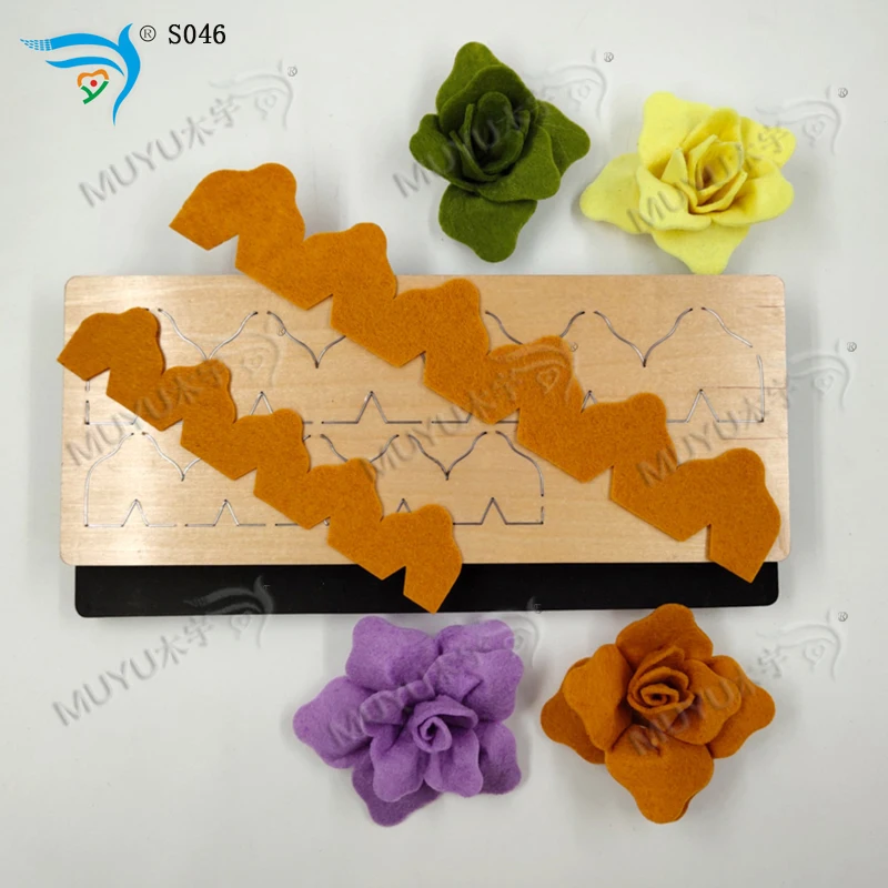 FLOWER S046/штанцевый нож новая деревянная форма Трафаретный вырубной штамп для