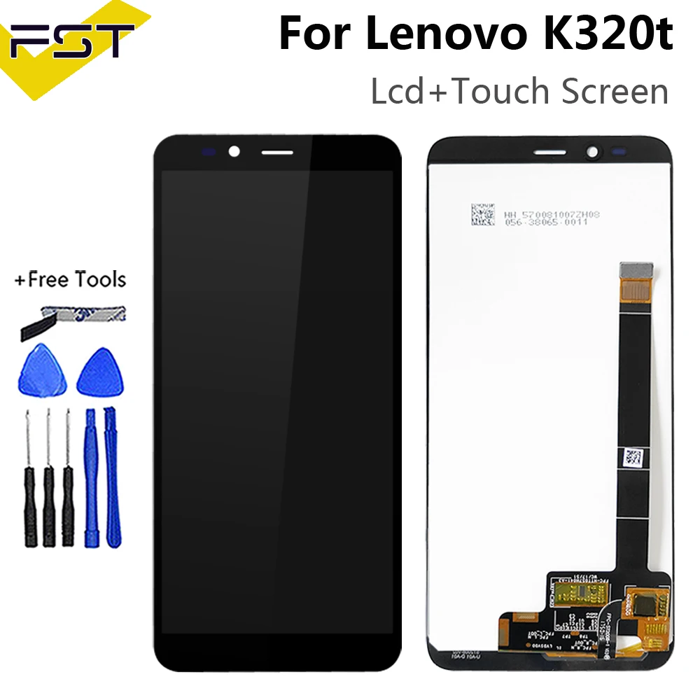 ЖК дисплей 5 7 дюйма для Lenovo K320t K320 сенсорный экран дигитайзер стеклянная панель в