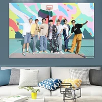modern style south korean boy band bts canvas painting poster movie star wall art prints pictures for bedroom home decoration