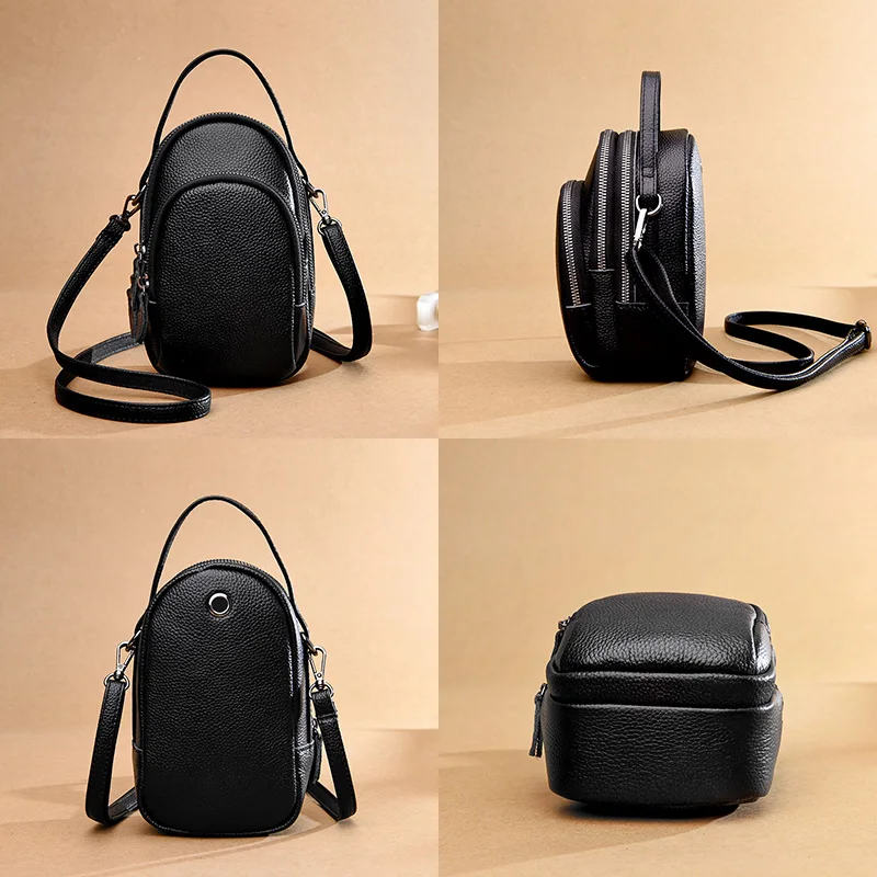 Дизайнерские маленькие сумки из натуральной кожи для женщин модные компактные