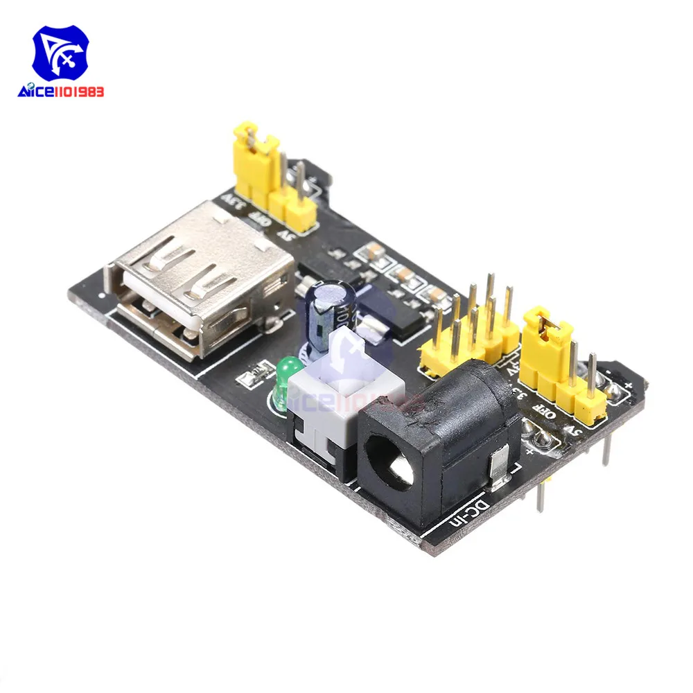 Материнская плата diymore MB-102 MB102 модуль питания 3 В/5 В для Arduino хлеба без пайки