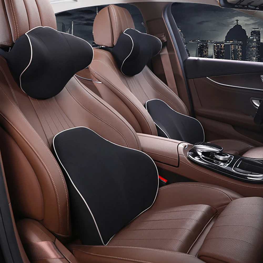 

Car Headrest Adjustable Neck Pillow Travel Restraint Cushion Accessories Support Holder Auto Sleeping Seat Covers pillows