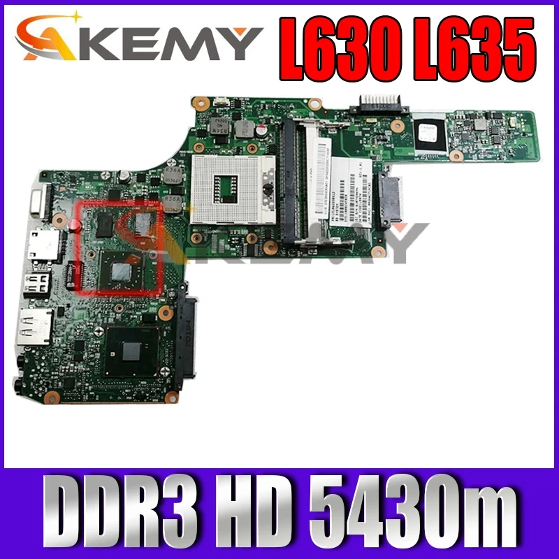 

Материнская плата AKEMY SPS V000245030 для ноутбука toshiba satellite L630 L635, материнская плата HM55 DDR3 HD 5430 м, полностью протестирована