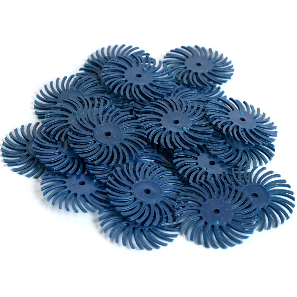 

1Inch Radial Bristle Disc Kit Abrasive Brush 1/8" 3mm /2.35mm Shank Detail Polishing Wheel for Dremel Rotary Tool Accessories