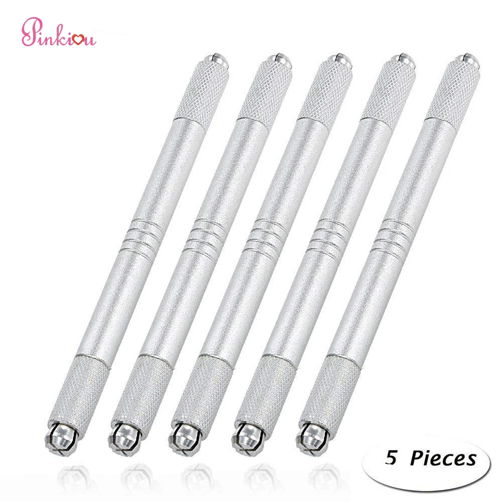 Pinkiou ручки для микроблейдинга 5 шт. набор Перманентный макияж одноразовые ручная