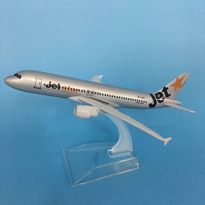 Jetstar Airways Airbus A320 модель самолета литая под давлением металлическая модель самолета 16 см 1:400 модель самолета игрушечный самолет