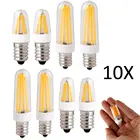 Мини E12 Е14 с регулируемой яркостью силиконовая Хрустальная Светодиодная лампа кукурузы COB 4 Вт 8 Вт 9 Вт лампа накаливания 220 В 110 В Высокая мощность свесветильник свет