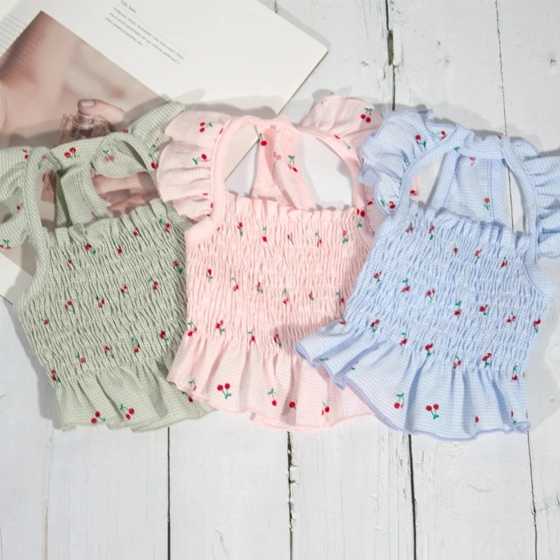 

Летнее шифоновое платье для собак, юбка для собак, одежда для кошек, чихуахуа, йоркширских Йорков, одежда для собачьих маленьких питомцев, од...