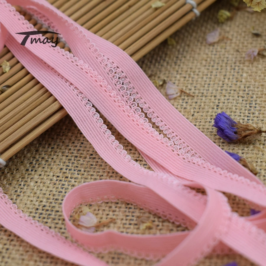 #1555 симпатичные цветные эластичные ленты кружевная лента ширина 9 мм 8 дюймов