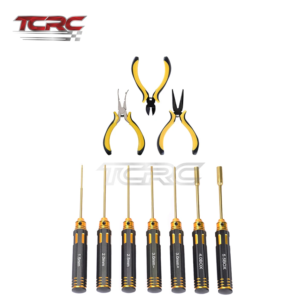 Отвертка для радиоуправляемых моделей 10 в 1 плоскогубцы вертолета набор