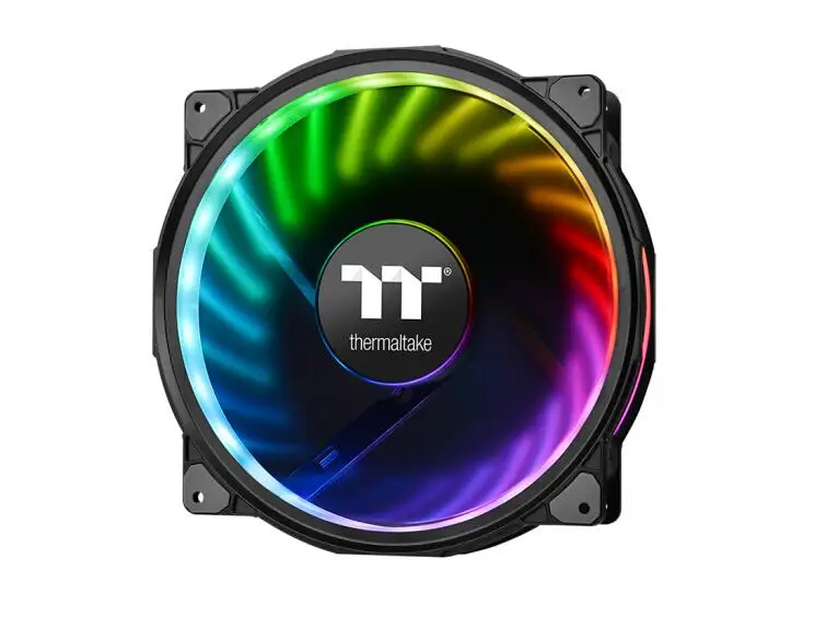 Thermaltake Riing Plus 20 светодиодный RGB шасси вентилятора(20 см вентилятор* 1/16,8 миллионов цветов/противоударный установка/светодиодный светильник руководство - Цвет лезвия: no Controller