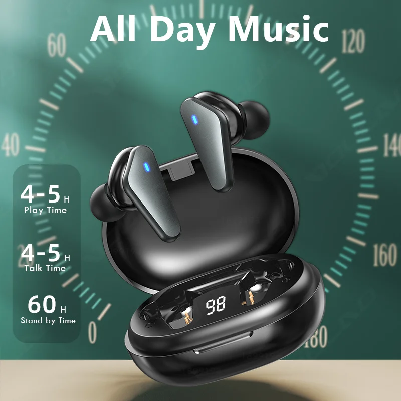 

TWS-стереонаушники VUOLAO с поддержкой Bluetooth 5,0 и зарядным футляром