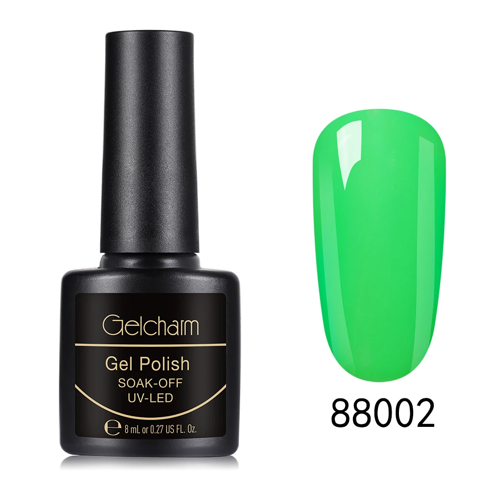 88002 Gelcharm 8 мл сменная серия Гель-лак для ногтей УФ светодиодный отмачиваемый лак для ногтей Блеск для ногтей салон маникюрный лак - Цвет: 88002