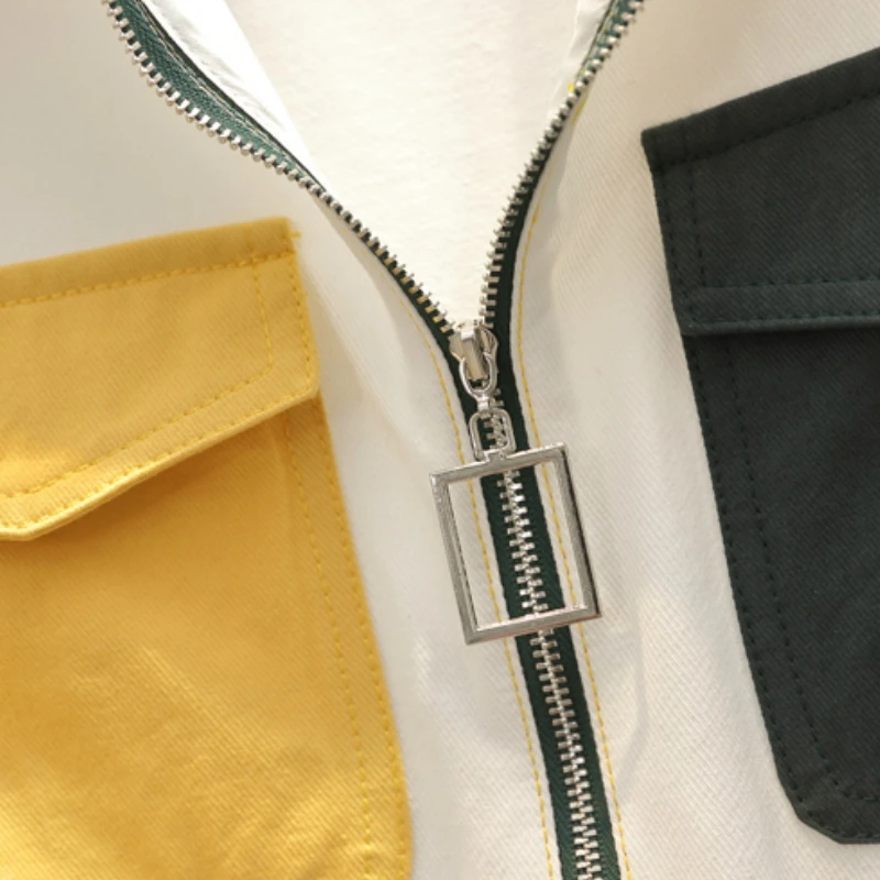 

Rompers Women Patchwork Zipper Short Sleeve Summer Chic Daily Streetwear Womens Fashion Slim Defined-wast Harajuku Ulzzang Retro