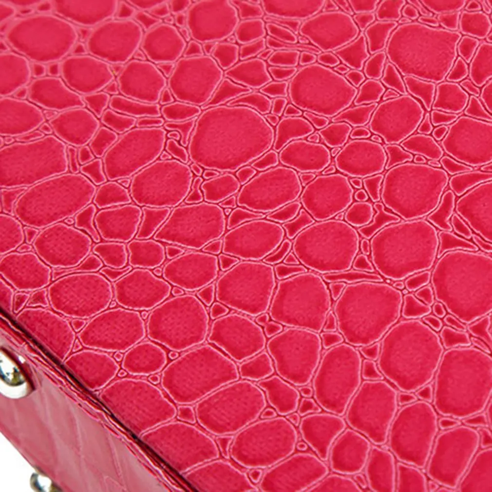 

All-match Ladies Cosmetic Case Large Capacity Portable Cosmetic Case Female Cracked Stone Cosmetic Bag