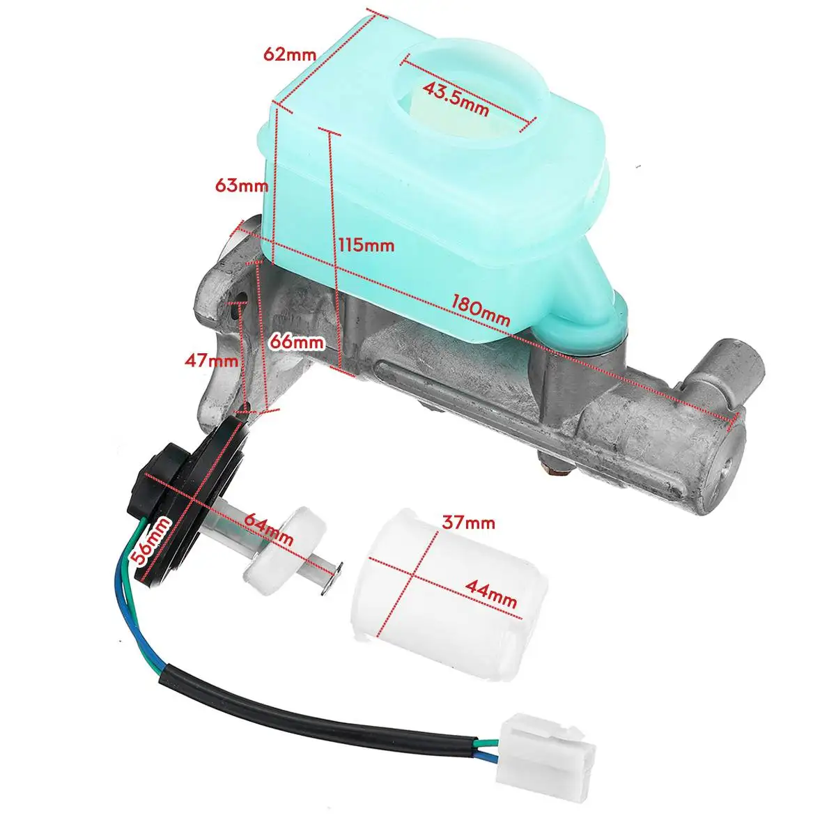 Правый Тормозной цилиндр 47201-60460 для Toyota Land Cruiser 80 серии FJ80 FZJ80 HZJ80 HZJ81 HDJ80 HDJ81