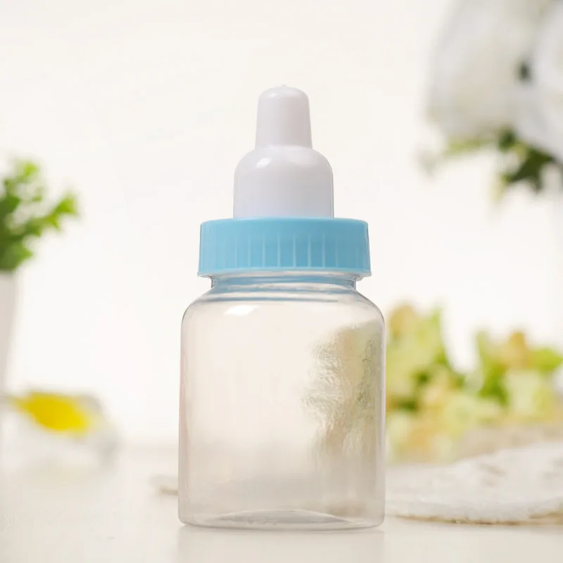 Мультяшная коробка для молока и конфет в форме бутылки пластиковые прозрачные