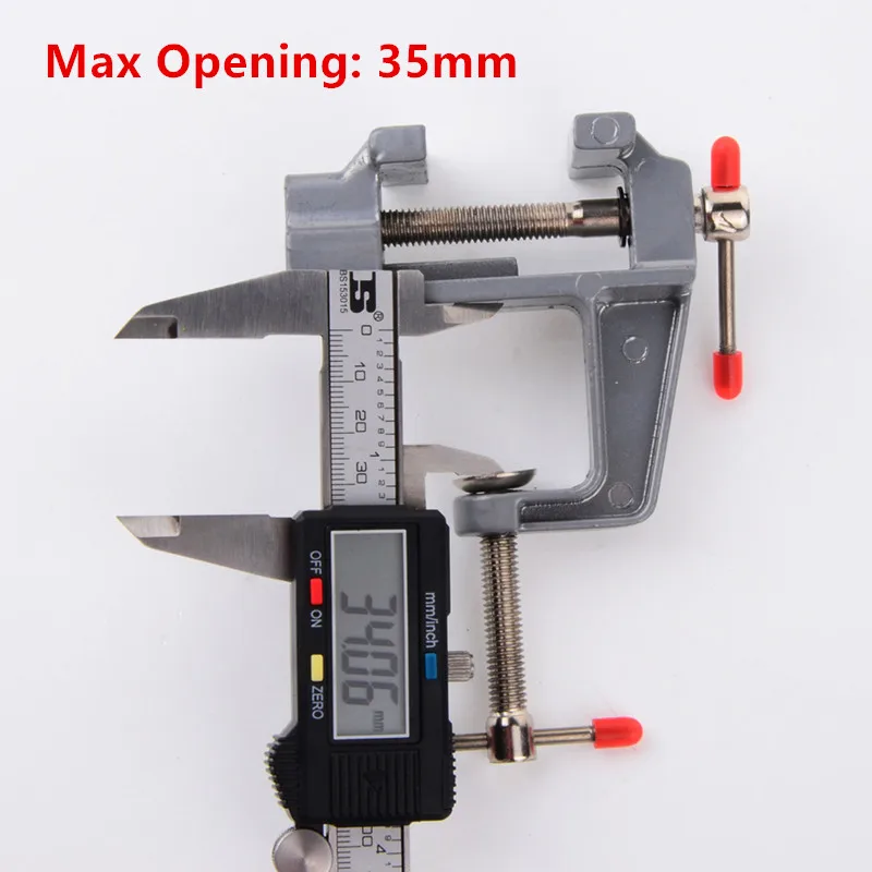 30 мм мини настольные тиски зажимы алюминиевые портативные плоскогубцы маленькие