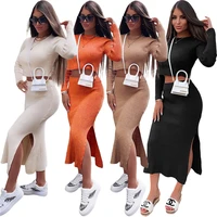 haoohu knitted 2 piece set women skirts sets casual super stretch sweet outfit matching set fashion streetwear urban casual xl