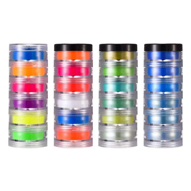 

24 Colors Cosmetic Grade Pearlescent Mica Powder Epoxy Resin Dye Pearl Pigment DIY Crafts Jewelry Making Accessories