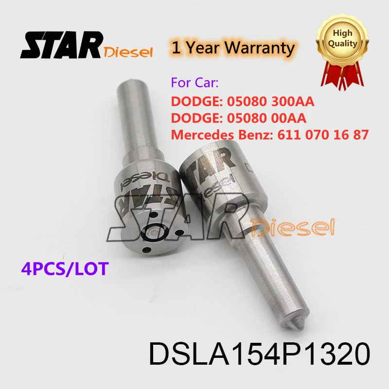 

Звездное дизельное 4*0433175395 инжекторное сопло DSLA154P1320 масляный спрей 0 433 175 395 для DODGE 05080 300AA Mercedes Benz 6110701687