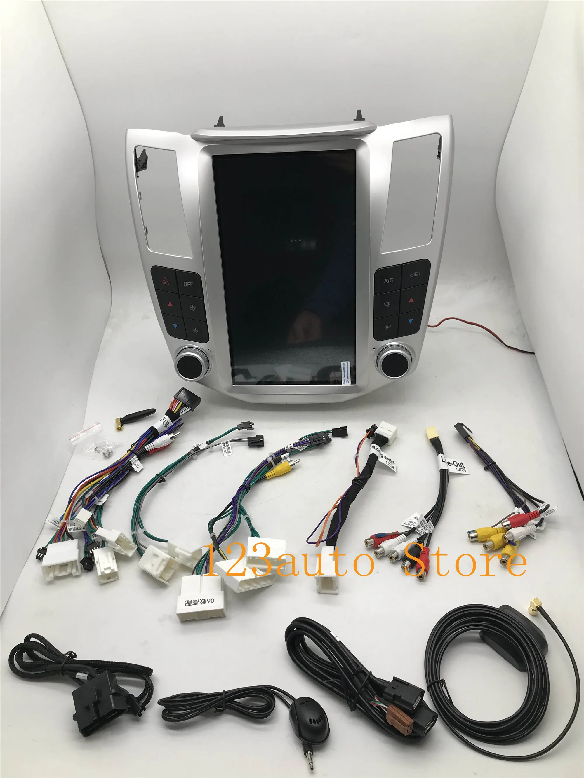 11.8 '' Vertical screen Tesla Style Android 9.0 Car DVD GPS Player radio navigation for LEXUS RX RX330 RX350 RX400 2004- auto |