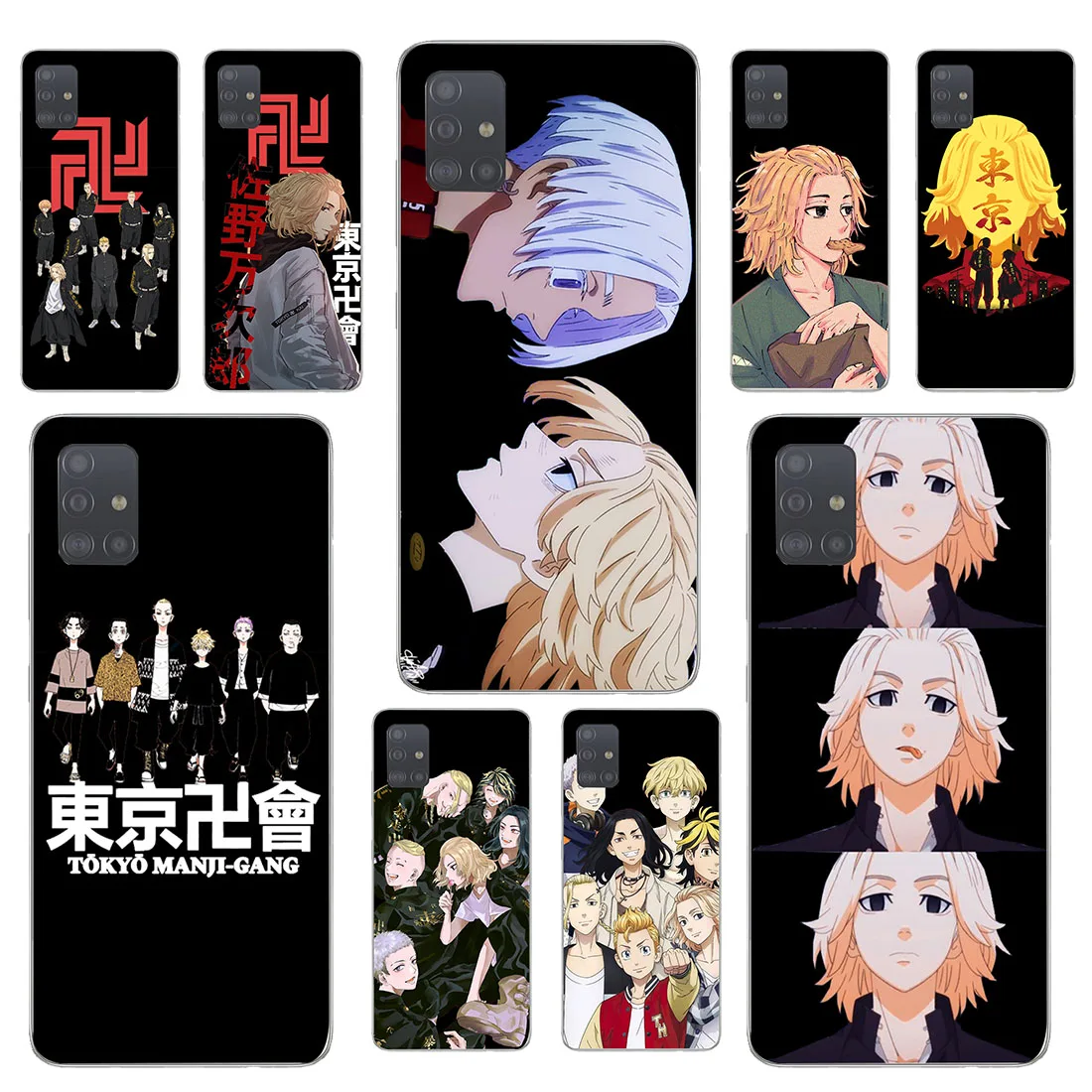 

Tokyo Revengers Cute Phone Case for Samsung Galaxy A21S A32 A41 A72 A71 A70 4G/5G S10 S20 S21 Plus Ultra Anime Cartoon Cover