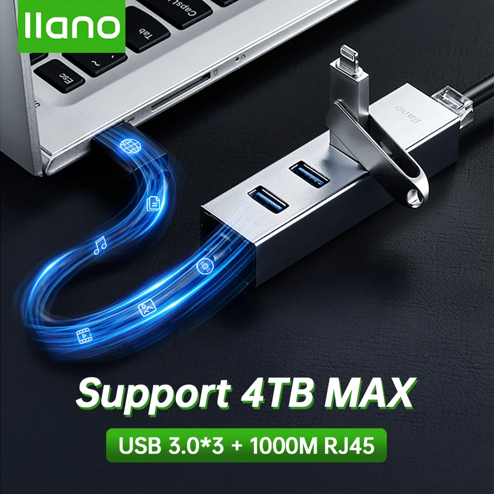 USB разветвитель LLANO высокоскоростной для MAC/Xiaomi/ноутбука/компьютера|USB-хабы| |
