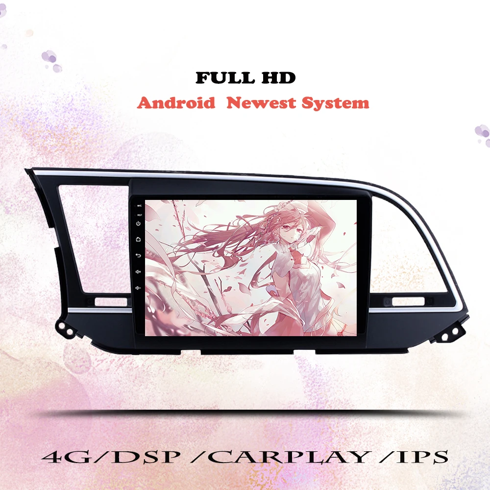 

IPS 9" screen Recorder For Hyundai Elantra 2016 2017 Android 11.0 Car Radio Multimedia Player GPS Navigation dsp FM dvd