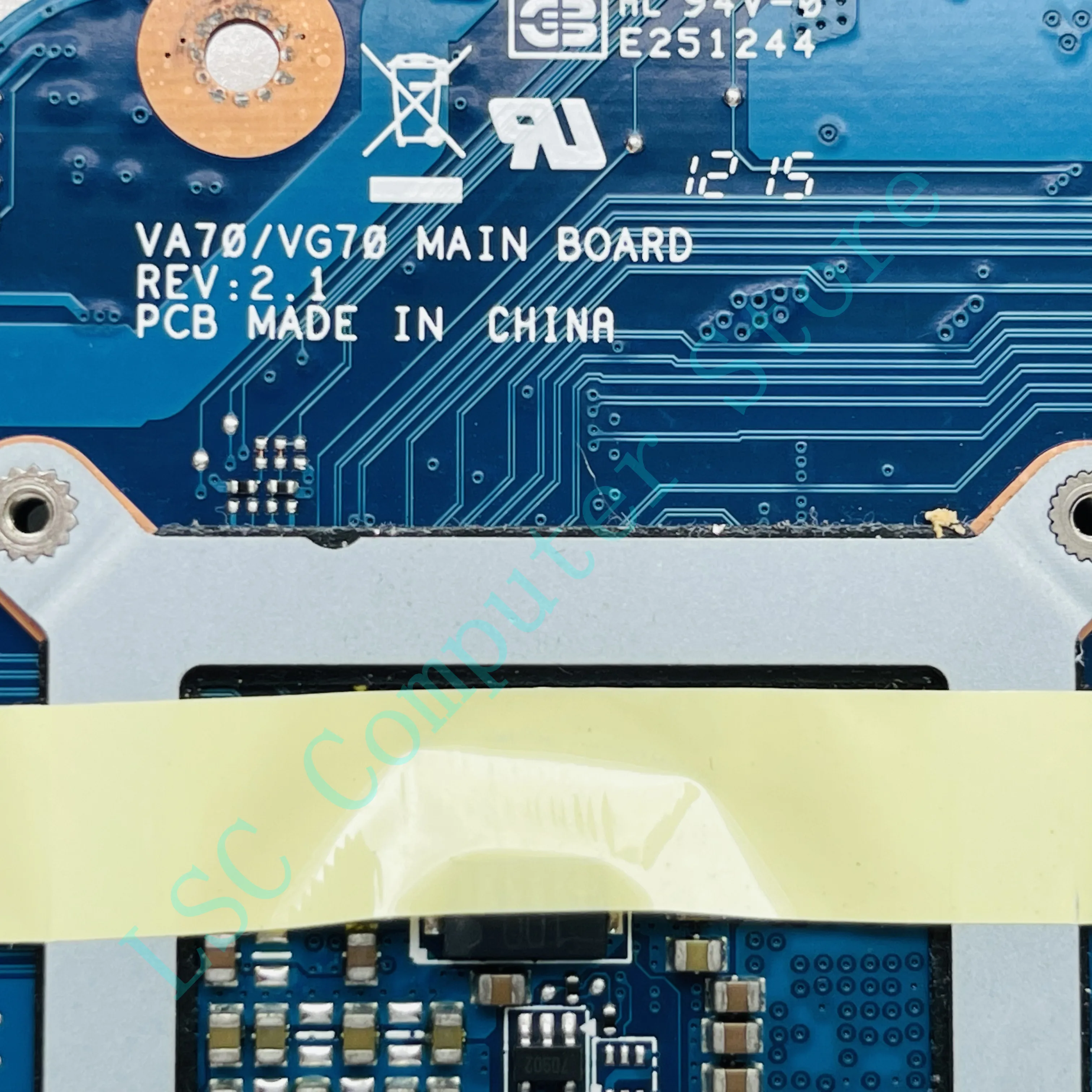 Отремонтированная материнская плата для ноутбука ACER V3-771G NBRYN11001 NB.RYN110.01 GT630M/1GB VA70/VG70 REV2.1 DDR3 HM77 on.