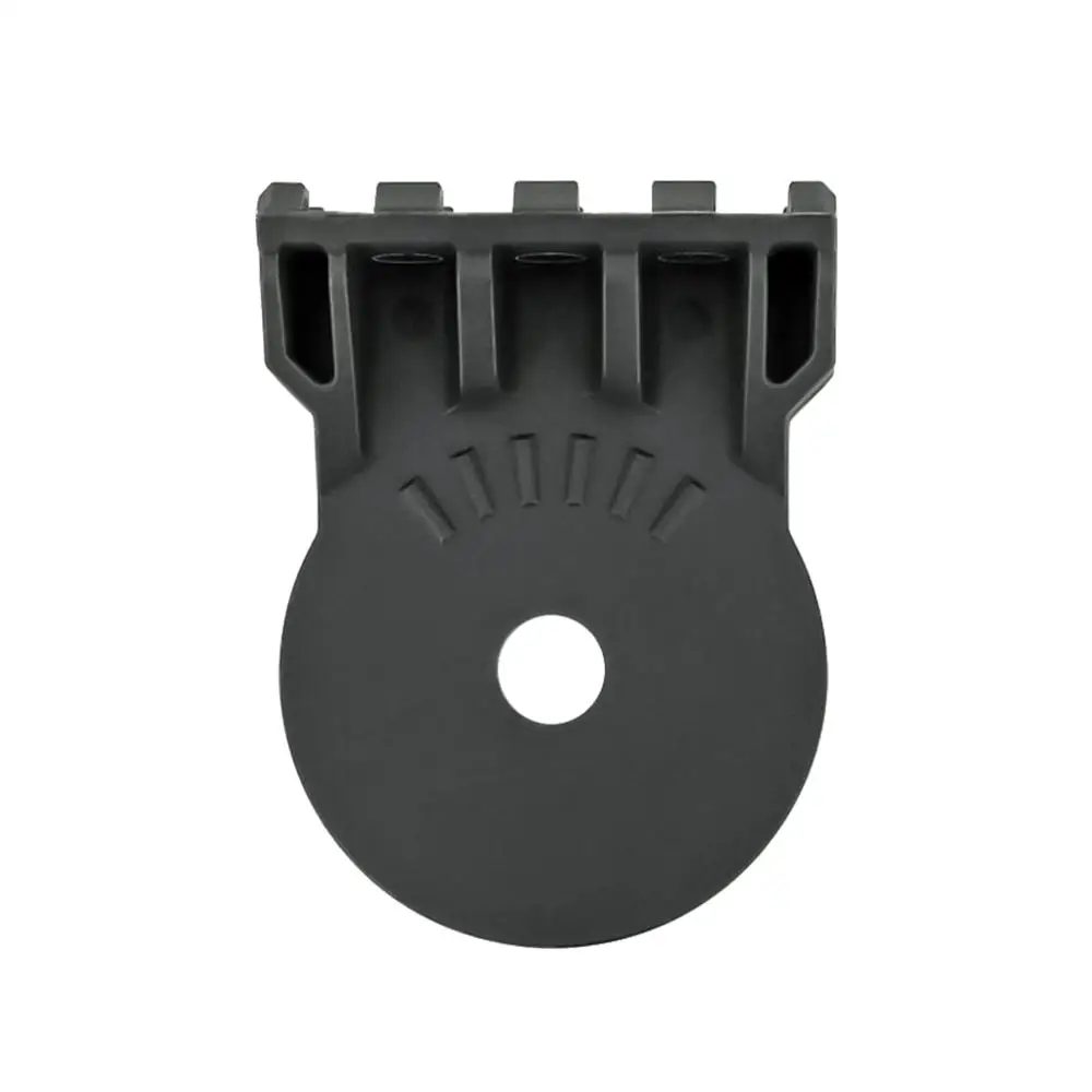 2 Pcs Mounting Kit Platform Tactical Headphone Helmet Bracket Accessories for Outdoor Hunting Airsoft Tactical Flashlight   Gray