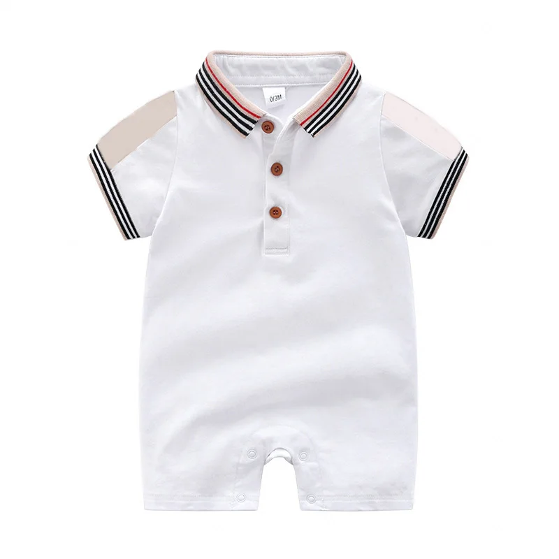 Летний комбинезон костюм для младенцев короткие комбинезоны хлопковая одежда