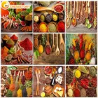 Набор для рисования по номерам на холсте, с рамкой