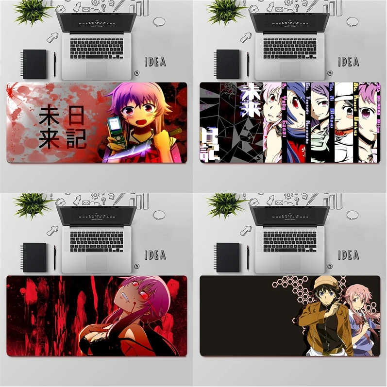 

Babaite Top Quality Future Diary Mirai Nikki Rubber PC Computer Gaming mousepad Free Shipping Large Mouse Pad Keyboards Mat