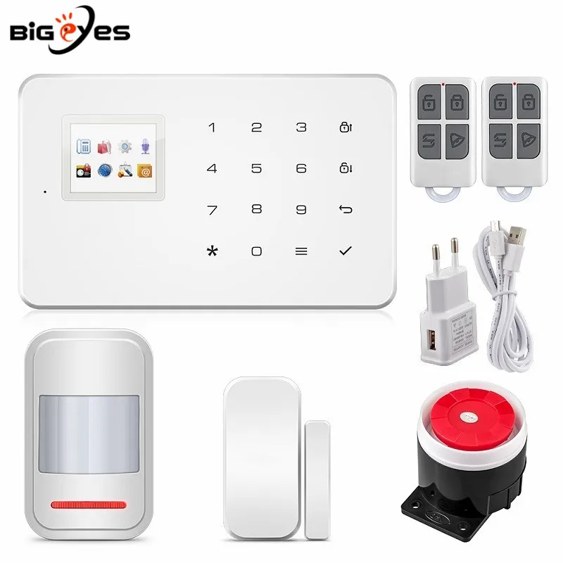 

Беспроводная GSM система домашней сигнализации G18 Беспроводная система охранной сигнализации приложение удаленное управление