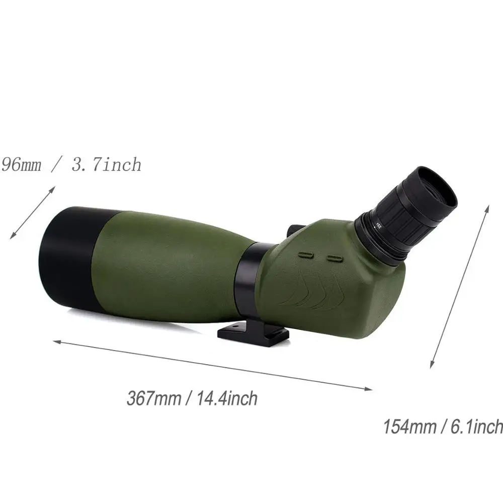 SVBONY SV14 25-75x70 Spotting Scope Zoom Telescope FMC Bak4 Prism Water-Resistant Optics Outdoor Hunting Archery Bird Watching | Спорт и