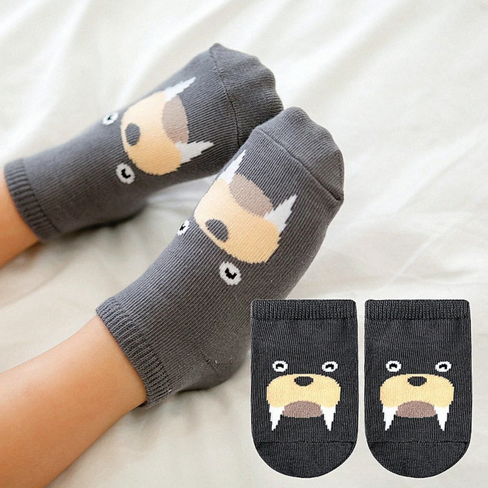 

Baby Boy Socks Newborns Cotton Summer Aumtumn Cartoon Animal Socks Infant Anti-Slip Toddle Socks Girls Short Socks for 0-2Years