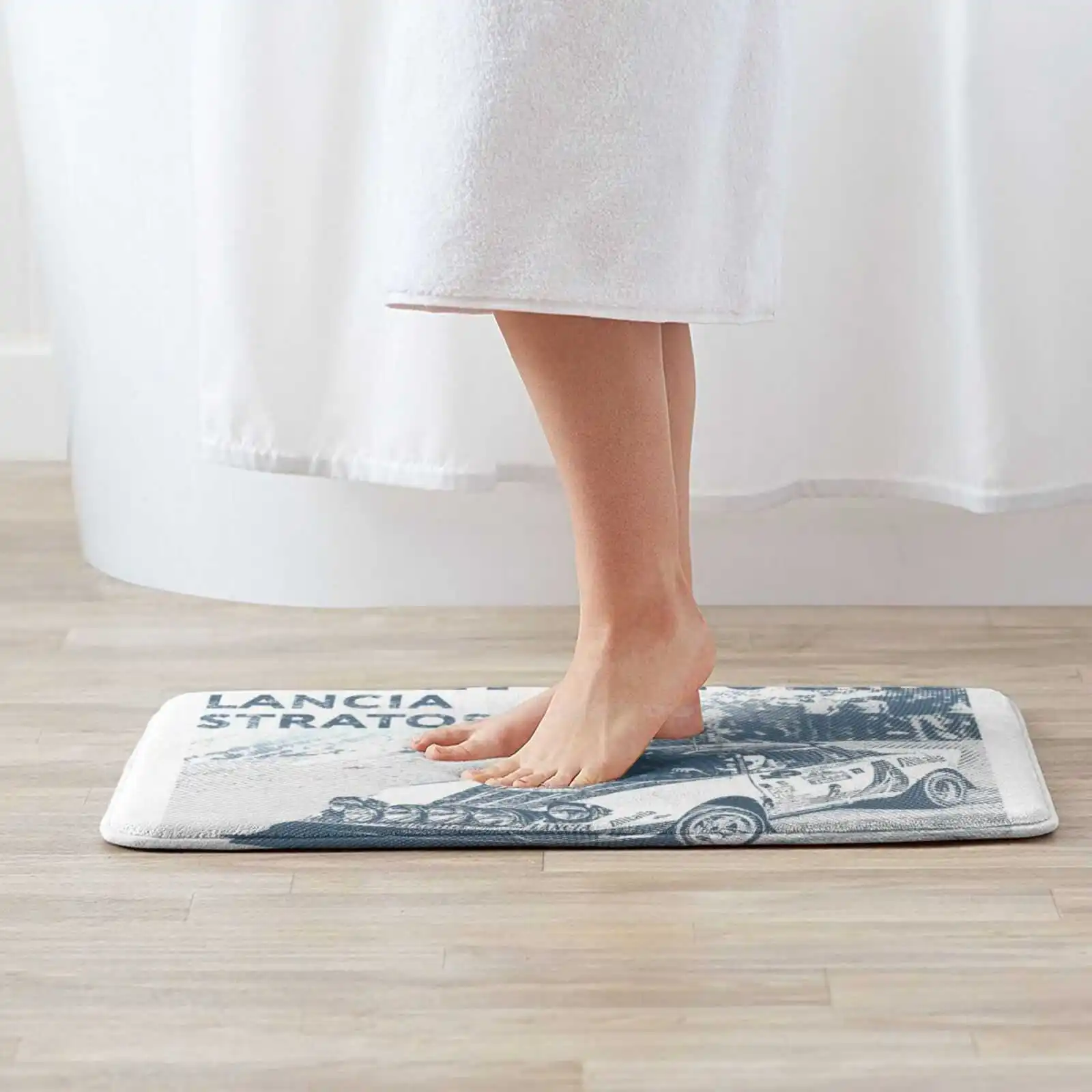 Ралли Легенда-Lancia Stratos Hf Turbo | Autosport Гоночный удобный коврик для двери подушка