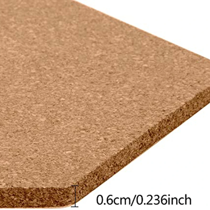 

10 Pieces of Large Hexagon Self-Adhesive Cork Board Tile Mini Wall Bulletin Board Creative Fashion Bulletin Board