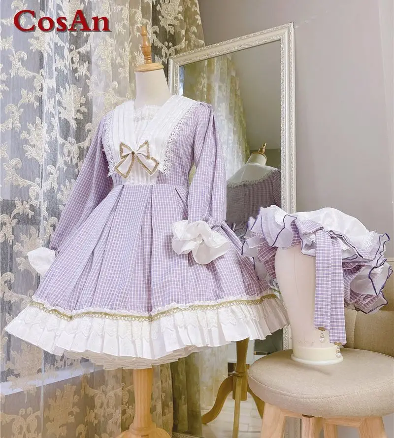 Косплей-костюм из игры Touhou Project Maribel Hearn/Usami Renko Милая одежда в стиле &quotЛолита&quot