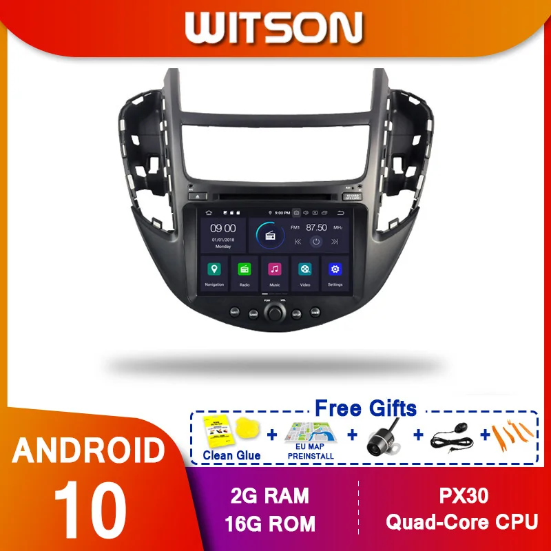 WITSON! Android 10 Octa core PX5 автомобильный DVD плеер для CHEVROLET TRAX 4 Гб RAM 64 ROM 2013 IPS