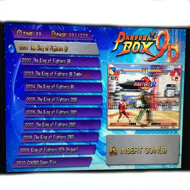 Pandora's box 9/ 9D jamma аркадные игры настольные Pandora печатная плата мультиигровая карта