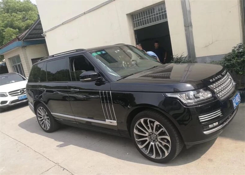 Полка на крышу для Land Rover Range VOGUE HSE 2013 2021 рельсы из алюминиевого сплава багажная