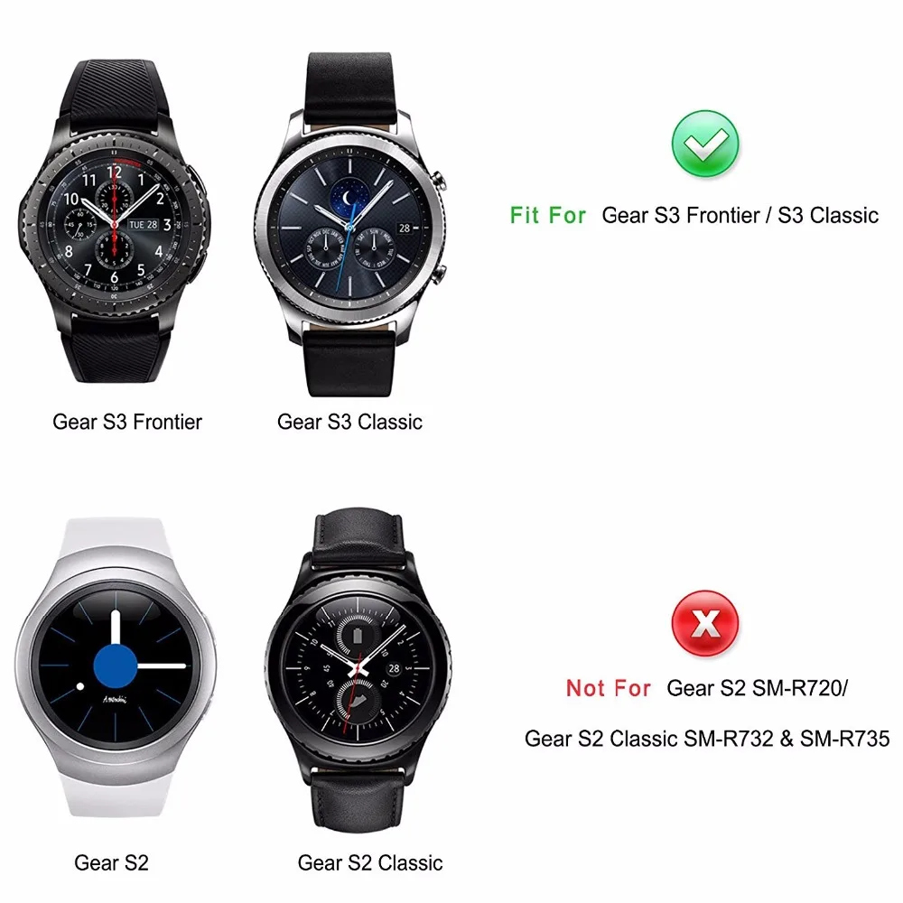 Ремешок для часов из нержавеющей стали Samsung Galaxy watch металлический ремешок 24 мм 22 20