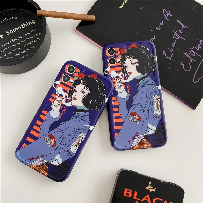 Чехлы для телефонов Iphone SE2 чехол в стиле панк принцесса Сейлор Мун аниме мягкий