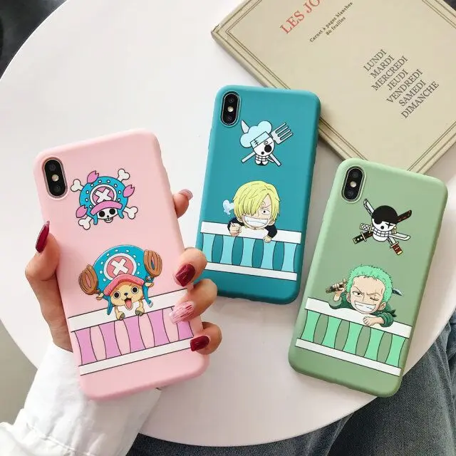 Японский Аниме one piece Зоро Луффи матовый чехол для iphone 11 Pro Xs MAX XR X 6 6s 7 8 plus смешная